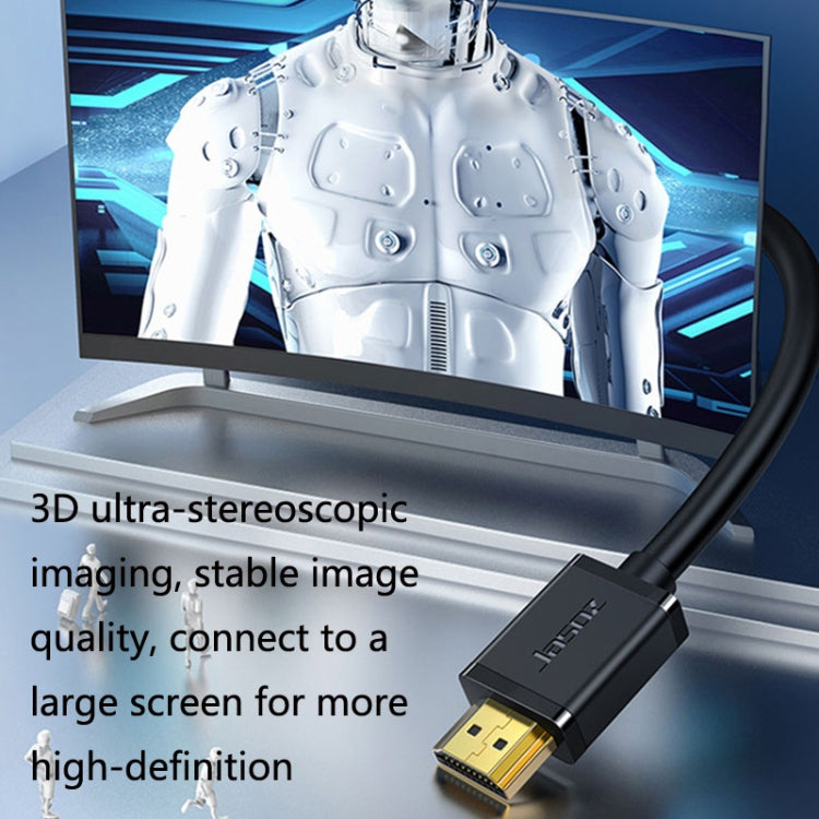 Jasoz HDMI High-Definition Projector Computer Video Cable Oxygen-Free Copper Core, Cable Length: 8m - Cable by PMC Jewellery | Online Shopping South Africa | PMC Jewellery | Buy Now Pay Later Mobicred