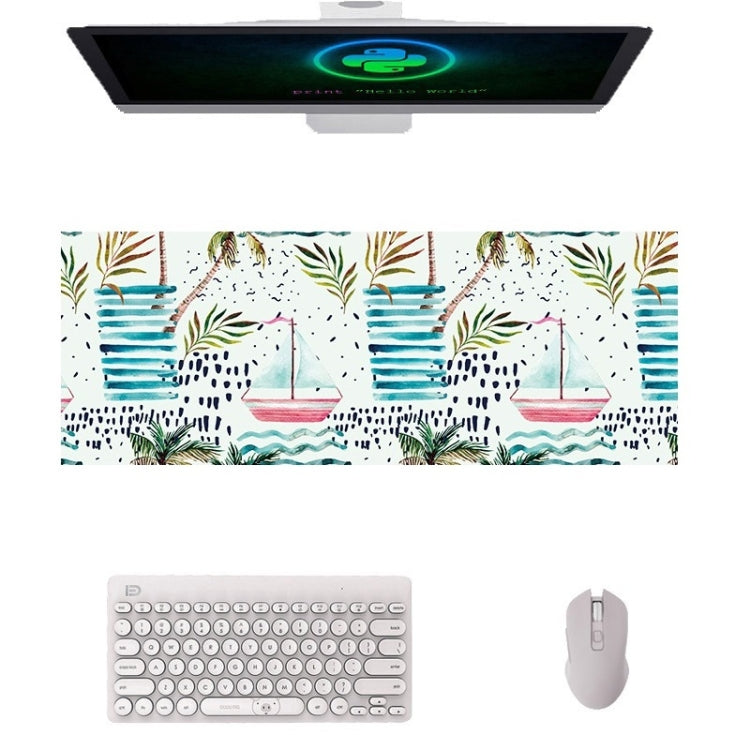 900x400x5mm Office Learning Rubber Mouse Pad Table Mat(2 Flamingo) - Mouse Pads by PMC TechLife | Online Shopping South Africa | PMC TechLife | Buy Now Pay Later Mobicred