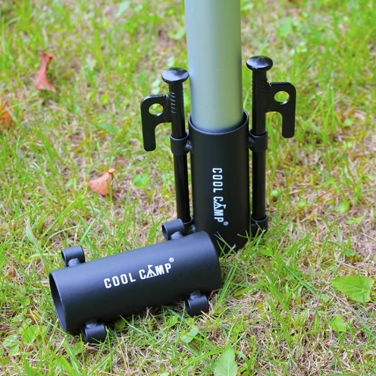 COOL CAMP Sky Curtain Rod Holder Tent Awning Strut Fixed Pipe(Black) - Tents & Accessories by PMC TechLife | Online Shopping South Africa | PMC TechLife | Buy Now Pay Later Mobicred