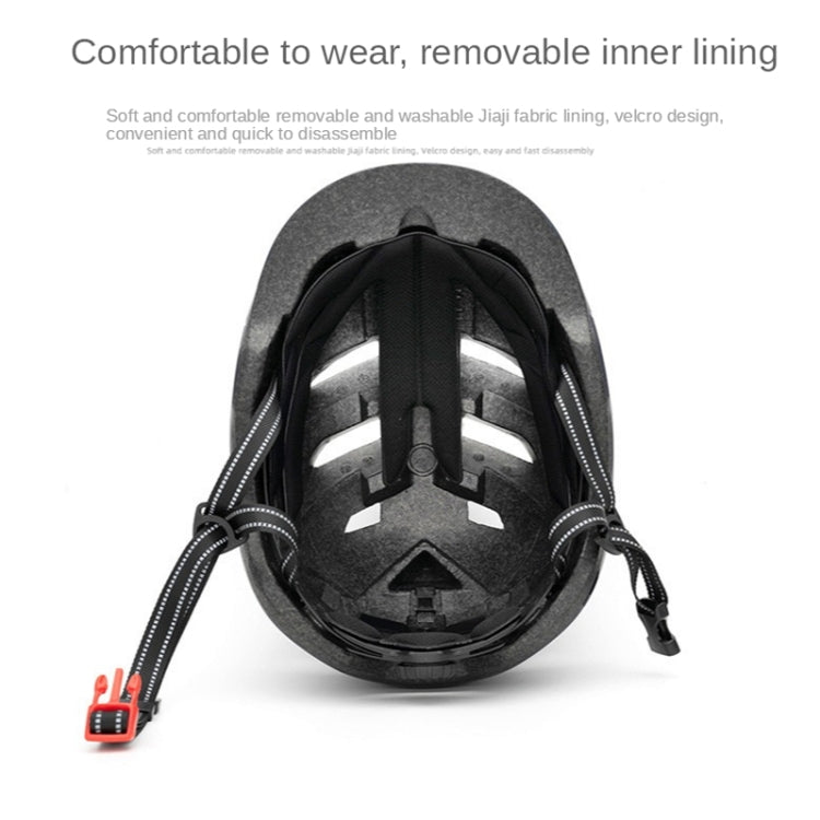 PROMEND 12H19 Summer Cool Motorcycle Riding Half Helmet Helmet Outdoor Off-Road Helmet With Tail Light, Size: Code(Matte Titanium Color) - Protective Helmet & Masks by PROMEND | Online Shopping South Africa | PMC Jewellery | Buy Now Pay Later Mobicred