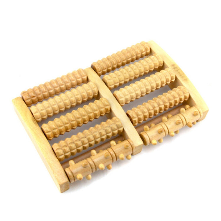 Wooden Roller Massager Small Nails Five-Row Foot Massager(27 x 19 x 4.5cm) - free shipping - PMC TechLife - Order now!