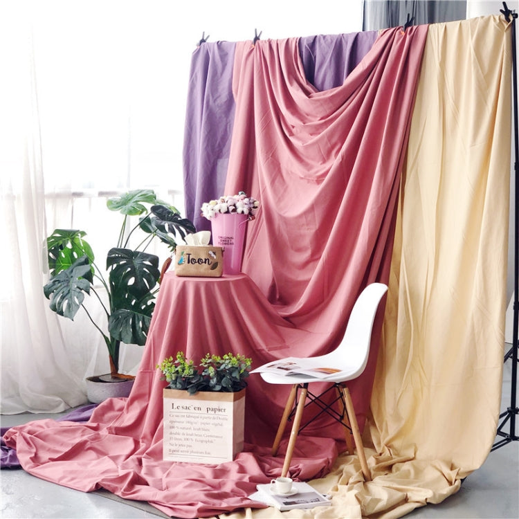 2 x 2.4m Photo Background Cloth Increased Widened Photography Cloth Live Broadcast Solid Color Cloth(Beige) - free shipping - PMC TechLife - Order now!