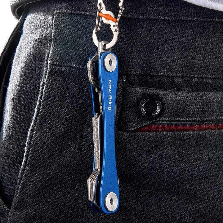 New Bring Mini Keychain Emergency Tool Multifunctional Portable Car Accessories Metal Key Storage Device(Gray Lengthening) - Key Rings by PMC TechLife | Online Shopping South Africa | PMC TechLife | Buy Now Pay Later Mobicred