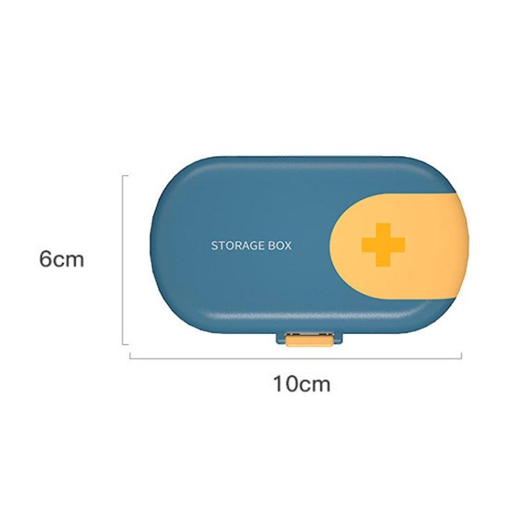 HW073 Portable Cut Medicine Large-capacity Pill Box Compartment Sealed Small Pill Box(Green) - free shipping - PMC TechLife - Order now!