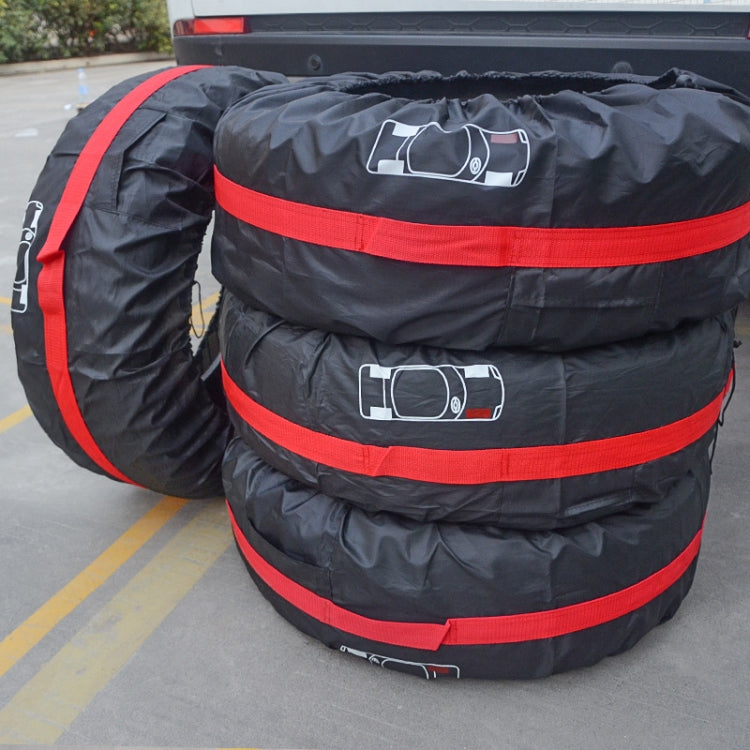 4 in 1 Waterproof Dustproof Sunscreen Car Tire Spare Tire Cover, Size:S - Aluminum Film PEVA by PMC TechLife | Online Shopping South Africa | PMC TechLife | Buy Now Pay Later Mobicred