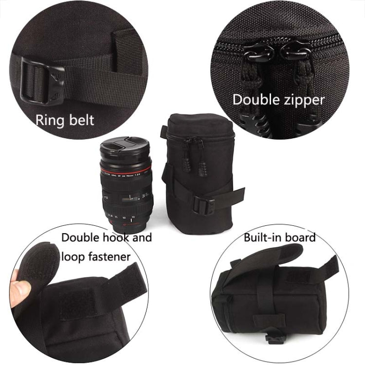 5603 Wear-Resistant Waterproof And Shockproof SLR Camera Lens Bag, Size: L(Black) - Lens Bag by PMC TechLife | Online Shopping South Africa | PMC TechLife | Buy Now Pay Later Mobicred