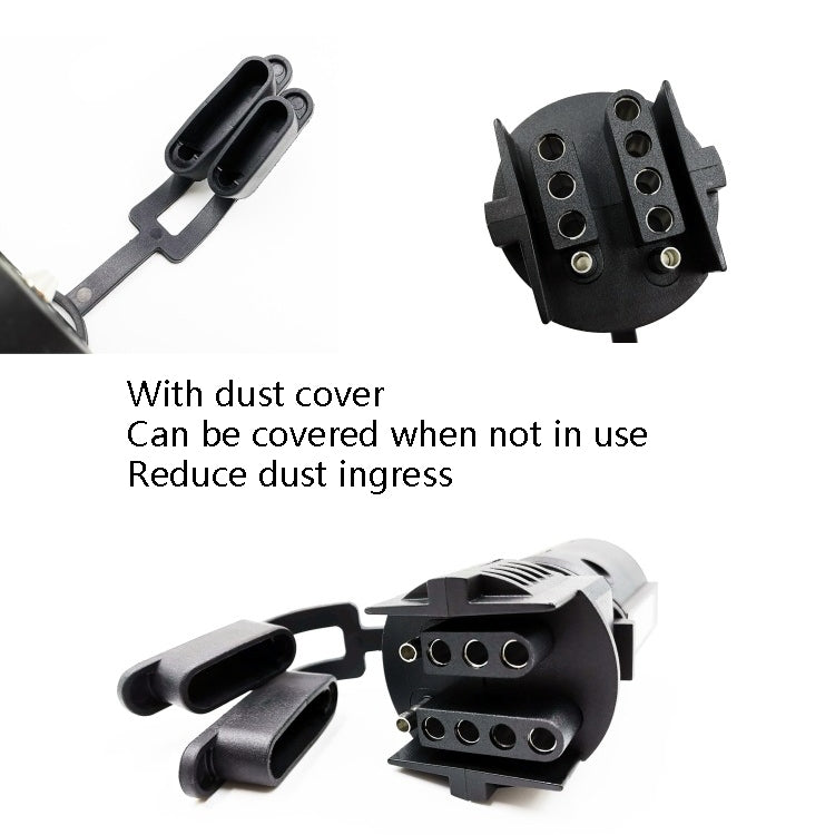 VP190U Route Trailer 7P Turn 4P 5P Plugs Double Row Plug US Plug - Terminal connectors by PMC TechLife | Online Shopping South Africa | PMC TechLife | Buy Now Pay Later Mobicred