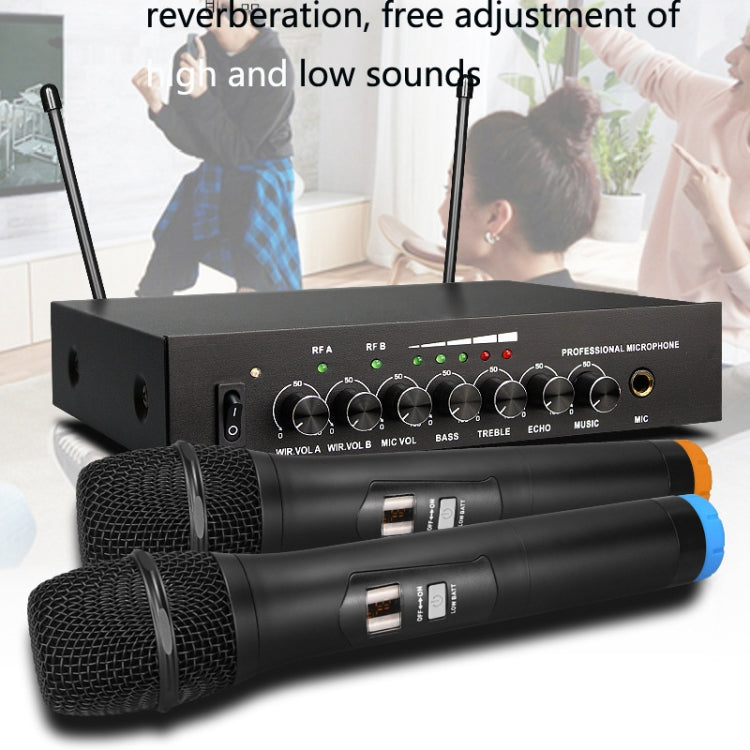 S-16-1 Household Smart TV U Segment Bluetooth Wireless Microphone With Tuning Reverberation 1 In 2, US Plug - Microphone by PMC Jewellery | Online Shopping South Africa | PMC Jewellery | Buy Now Pay Later Mobicred