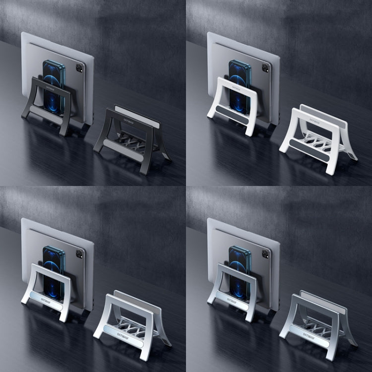 Oatsbasf 03671 Multifunctional Computer Tablet Cellphone Storage Bracket, Colour: Simple Version (Black) - free shipping - PMC Jewellery - Order now!