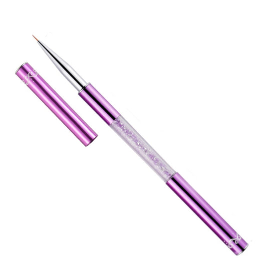 Nail Art Drawing Pen Purple Drill Rod Color Painting Flower Stripe Nail Brush With Pen Cover, Specification: 5mm - Nail Art Equipment by PMC Jewellery | Online Shopping South Africa | PMC Jewellery | Buy Now Pay Later Mobicred