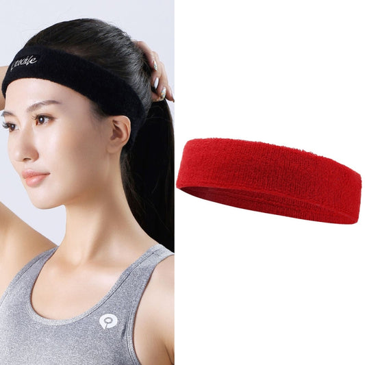 Enochle Sports Sweat-Absorbent Headband Combed Cotton Knitted Sweatband(Red) - Sweatband by PMC Jewellery | Online Shopping South Africa | PMC Jewellery | Buy Now Pay Later Mobicred