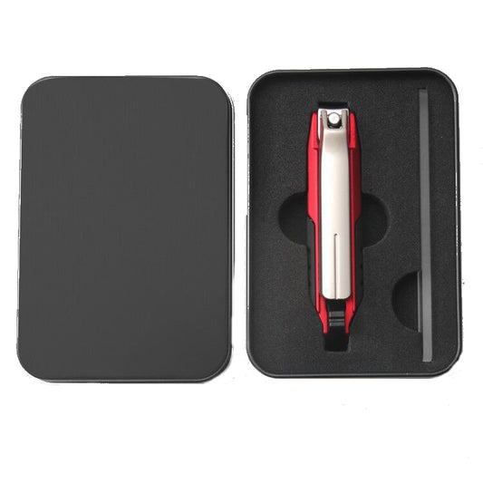 Anti-splash Nail Clippers Multifunctional Mobile Phone Holder Nail Clippers,Style: Red Suit - Nail Art Equipment by PMC Jewellery | Online Shopping South Africa | PMC Jewellery | Buy Now Pay Later Mobicred