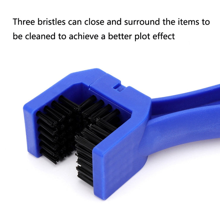 5 PCS BG-7168 Bicycle And Motorcycle Cleaning Brush Three-Sided Chain Brush, Colour: Red - Others by PMc TechLife | Online Shopping South Africa | PMc TechLife | Buy Now Pay Later Mobicred