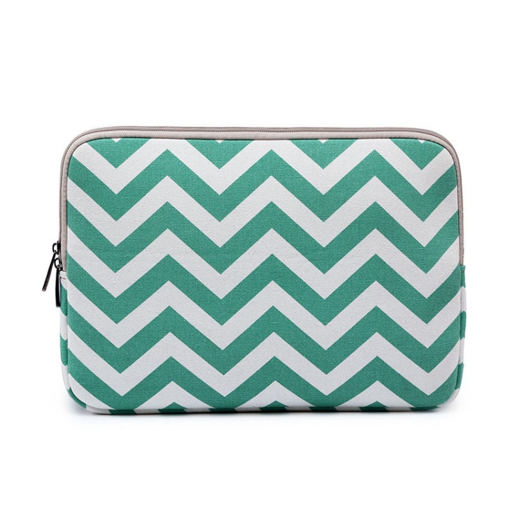 LiSEN LS-525 Wavy Pattern Notebook Liner Bag, Size: 10 inches(Light Green) - 10 - 11 inch by LiSEN | Online Shopping South Africa | PMC TechLife | Buy Now Pay Later Mobicred