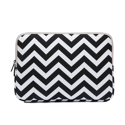 LiSEN LS-525 Wavy Pattern Notebook Liner Bag, Size: 14 inches(Black) - 14.1 inch by LiSEN | Online Shopping South Africa | PMC Jewellery | Buy Now Pay Later Mobicred