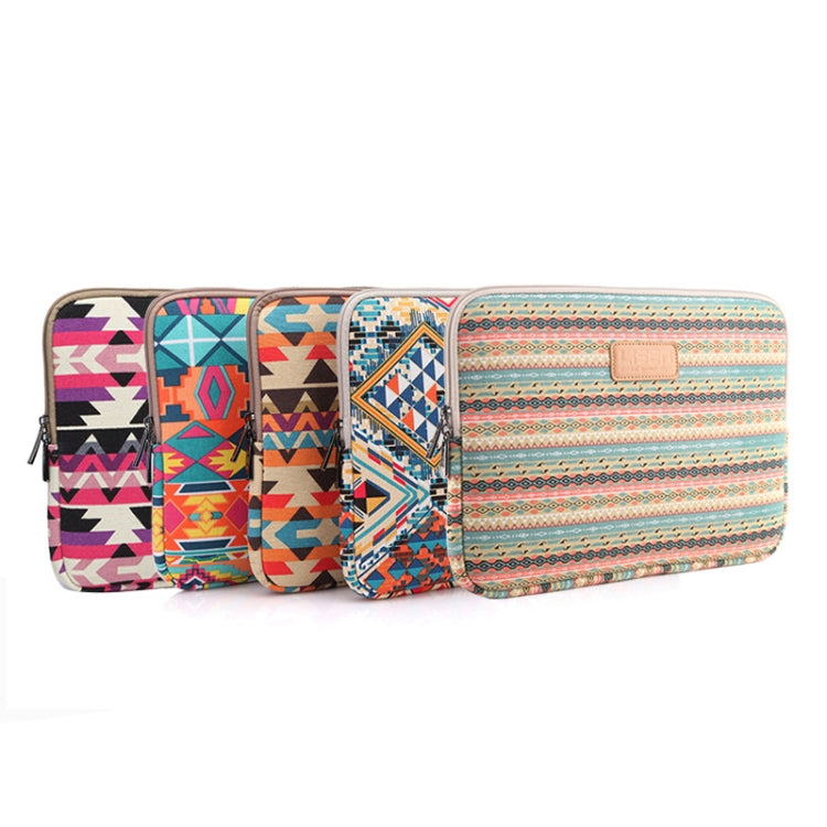 LiSEN LS-518 Lingge Pattern Laptop Computer Liner Bags, Size: 12 inch(Rose Red Pattern Geometry) - free shipping - PMC Jewellery - Order now!