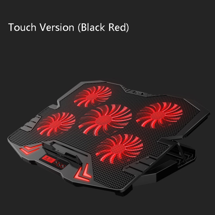 ICE COOREL K5 Laptop Radiator Computer Cooling Bracket, Colour: Touch Version (Black Red) - free shipping - PMC Jewellery - Order now!
