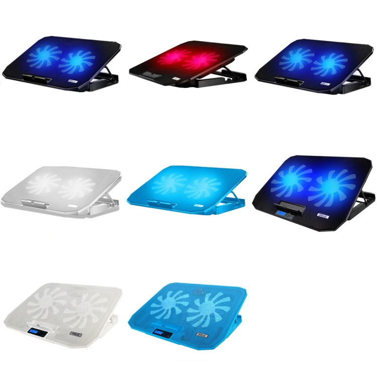ICE COOREL N106 Laptop Base Adjustment Radiator Dual-Fan Notebook Cooling Bracket, Colour: Luxury Version (Ivory White) - free shipping - PMC Jewellery - Order now!