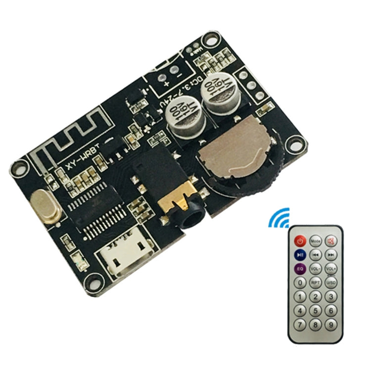 2 PCS XY-WRBT Bluetooth 5.0 Decoder Board Stereo Audio Module Wide Voltage Speaker Amplifier With Remote Control - Other Accessories by PMC Jewellery | Online Shopping South Africa | PMC Jewellery