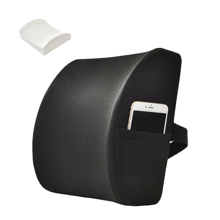 Office Waist Cushion Car Pillow With Pillow Core, Style: Memory Foam(Mesh Black) - Cushions & Pillows by PMC TechLife | Online Shopping South Africa | PMC TechLife | Buy Now Pay Later Mobicred