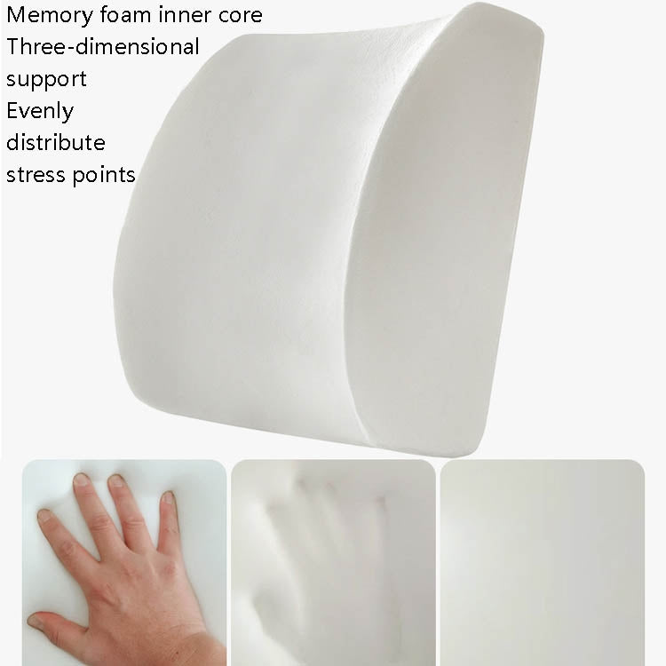 Office Waist Cushion Car Pillow With Pillow Core, Style: Memory Foam(Mesh Royal Blue) - free shipping - PMC TechLife - Order now!