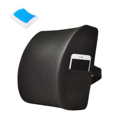 Office Waist Cushion Car Pillow With Pillow Core, Style: Gel Type(Mesh Black) - Cushions & Pillows by PMC Jewellery | Online Shopping South Africa | PMC Jewellery | Buy Now Pay Later Mobicred