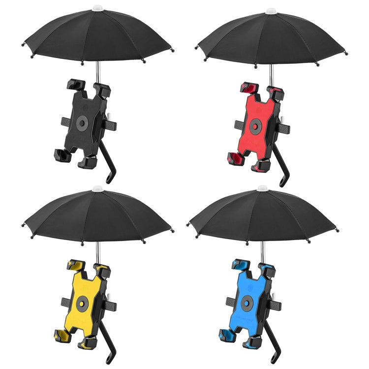 CYCLINGBOX Bicycle Mobile Phone Bracket With Parasol Rider Mobile Phone Frame, Style: Rearview Mirror Installation (Black) - free shipping - PMC TechLife - Order now!