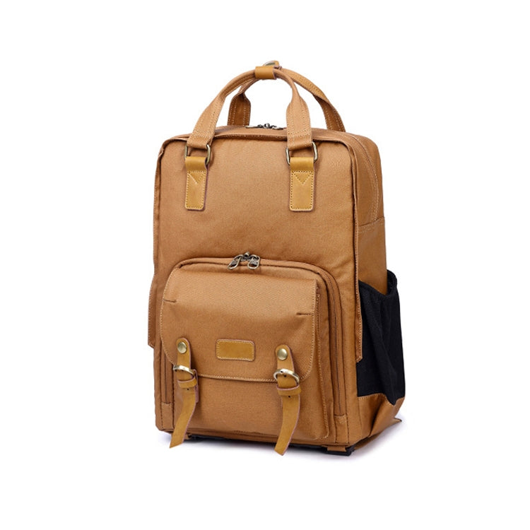 272 Wearable Shoulder Camera Bag Waterproof SLR Digital Camera Bag(Khaki) - Backpack by PMC TechLife | Online Shopping South Africa | PMC TechLife | Buy Now Pay Later Mobicred