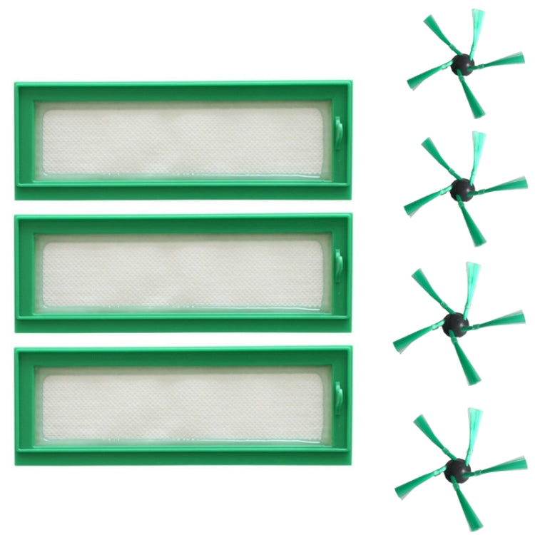 7 PCS/Set Side Brush + Filter For VR200 - Other Accessories by PMC TechLife | Online Shopping South Africa | PMC TechLife