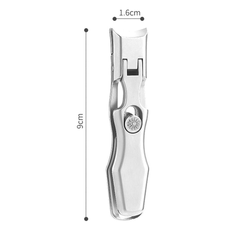 Stainless Steel Large Anti-Fly Splattering Nail Knife Large Opening Nail Cutting(Silver) - Nail Clipper by PMC Jewellery | Online Shopping South Africa | PMC Jewellery | Buy Now Pay Later Mobicred