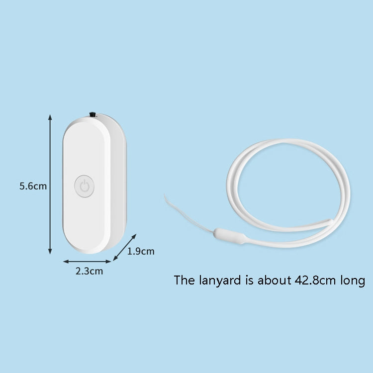 EP206 Hanging Neck Negative Ion Necklace Air Purifier(Black) - free shipping - PMC TechLife - Order now!