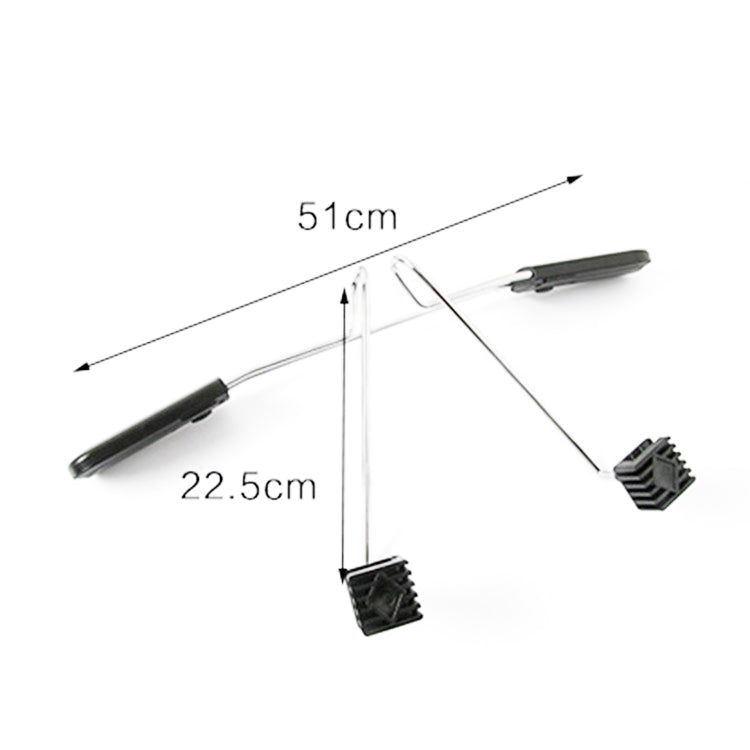 Automobile Stainless Steel Retractable Drying Rack Suit Hanger, Colour: Black - Auto Fastener & Clips by PMC TechLife | Online Shopping South Africa | PMC TechLife | Buy Now Pay Later Mobicred