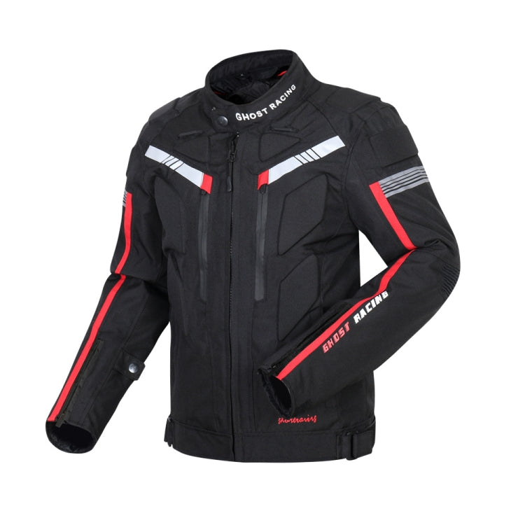 GHOST RACING GR-Y07 Motorcycle Cycling Jacket Four Seasons Locomotive Racing Anti-Fall Cloth, Size: XXXXXL(Black) - Protective Gear by GHOST RACING | Online Shopping South Africa | PMC Jewellery | Buy Now Pay Later Mobicred