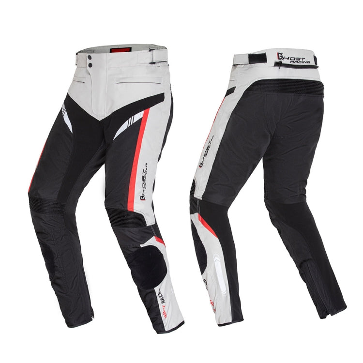 GHOST RACING GR-K06 Motorcycle Riding Trousers Racing Motorcycle Anti-Fall Windproof Keep Warm Pants, Size: M(Grey) - Protective Gear by GHOST RACING | Online Shopping South Africa | PMC Jewellery | Buy Now Pay Later Mobicred