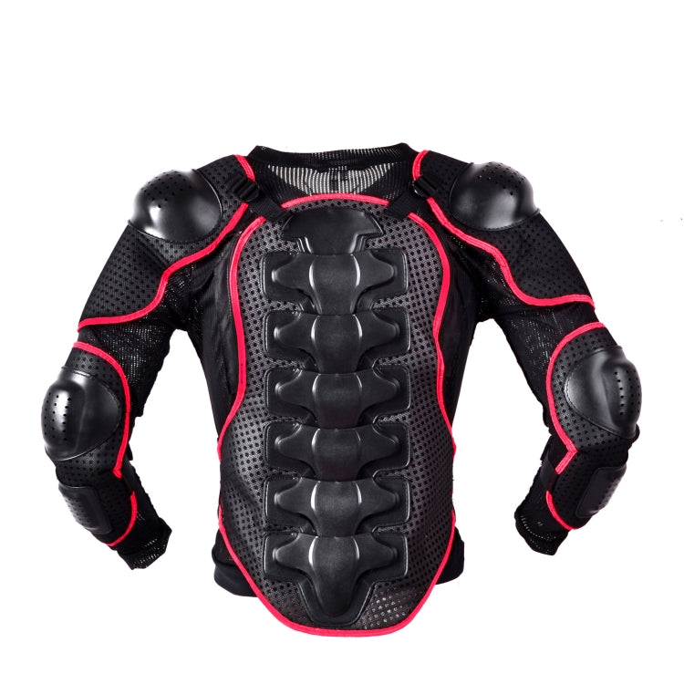 GHOST RACING F060 Motorcycle Armor Suit Riding Protective Gear Chest Protector Elbow Pad Fall Protection Suit, Size: S(Red) - free shipping - PMC TechLife - Order now!