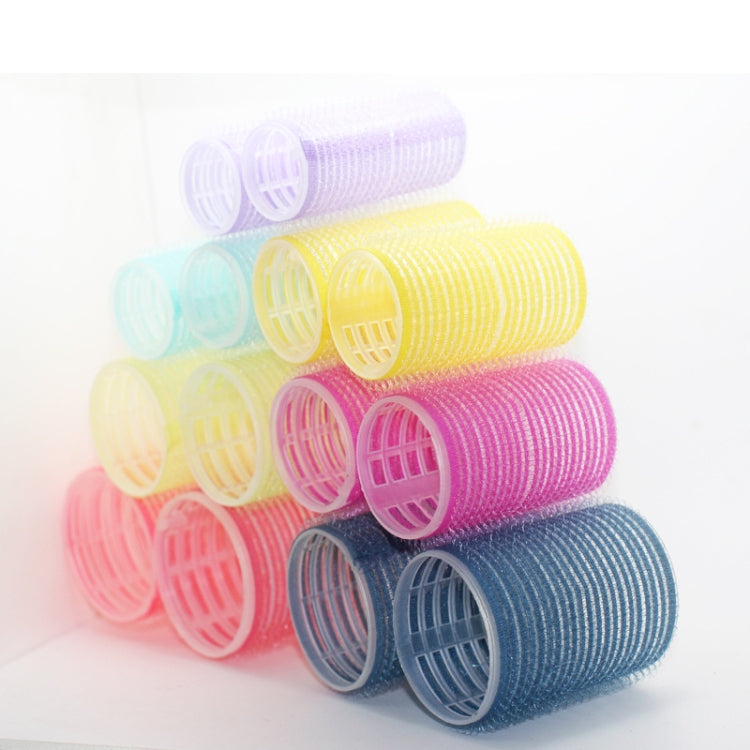 12 PCS/Set Self-Adhesive Curling Iron Hair Core Fluffy Hairdressing Tool���Random Colour Delivery, Specification: 63x24mm - free shipping - PMC TechLife - Order now!