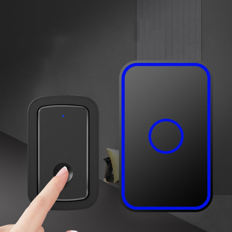 CACAZI A19 1 For 4 Wireless Music Doorbell without Battery, Plug:EU Plug(Black) - free shipping - PMC TechLife - Order now!