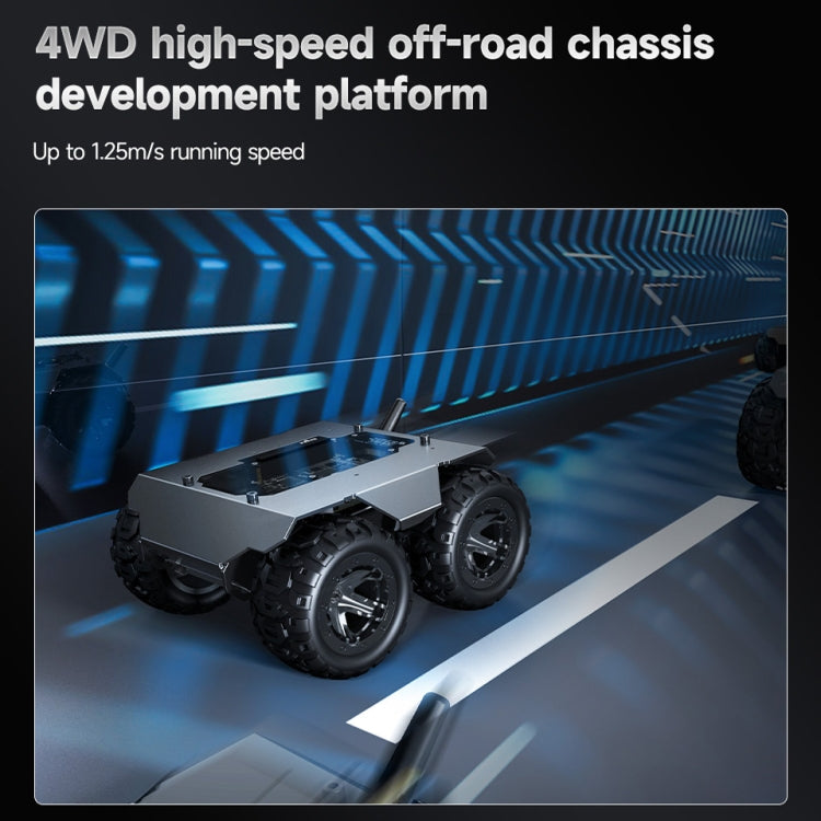 Waveshare WAVE ROVER Flexible Expandable 4WD Mobile Robot Chassis, Onboard ESP32 Module(UK Plug) - Robotics Accessories by Waveshare | Online Shopping South Africa | PMC Jewellery | Buy Now Pay Later Mobicred