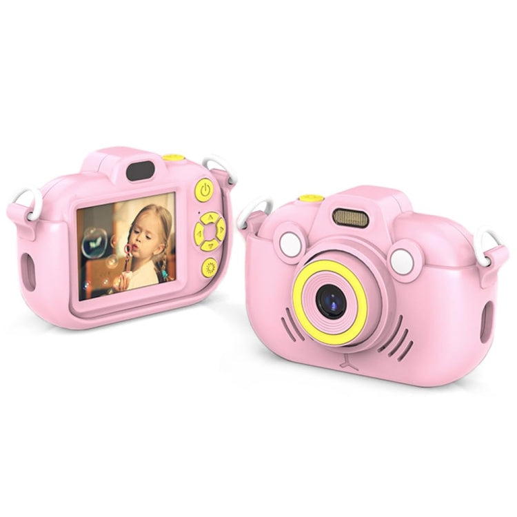 DC502 2.4-Inch 16X Zoom 2.7K Video Recording Children Digital Camera, Color: Pink + 32G(EU Plug) - Children Cameras by PMC Jewellery | Online Shopping South Africa | PMC Jewellery | Buy Now Pay Later Mobicred