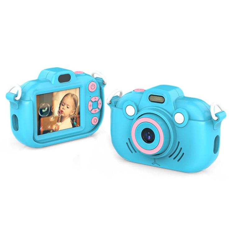 DC502 2.4-Inch 16X Zoom 2.7K Video Recording Children Digital Camera, Color: Blue + 32G(US Plug) - Children Cameras by PMC Jewellery | Online Shopping South Africa | PMC Jewellery | Buy Now Pay Later Mobicred