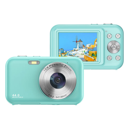 DC406L 2.4-Inch 1080P Mini HD 16X Zoom Digital Camera Home Children Camera UK Plug(Green) - Children Cameras by PMC Jewellery | Online Shopping South Africa | PMC Jewellery | Buy Now Pay Later Mobicred