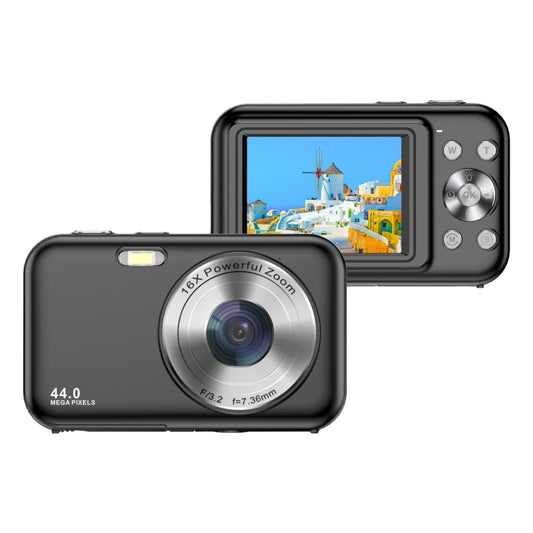 DC406L 2.4-Inch 1080P Mini HD 16X Zoom Digital Camera Home Children Camera AU Plug(Black) - Children Cameras by PMC Jewellery | Online Shopping South Africa | PMC Jewellery | Buy Now Pay Later Mobicred