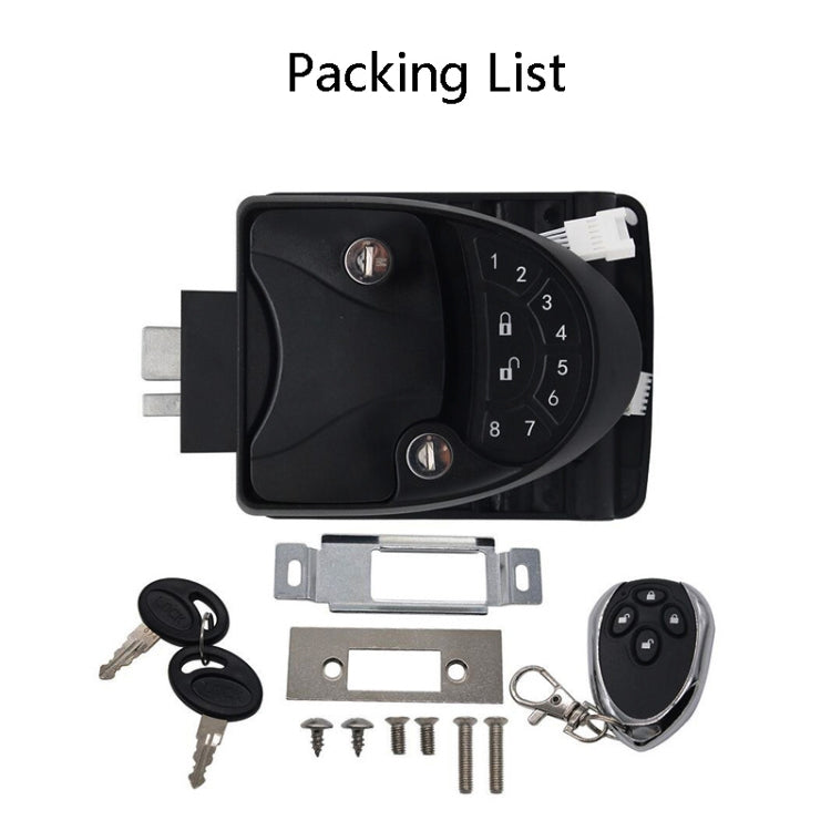 C02 RV Intelligent Remote Control Electronic Password Lock RV Door Lock Modification Accessories(Gold) - Locks & Hasps by PMC Jewellery | Online Shopping South Africa | PMC Jewellery | Buy Now Pay Later Mobicred