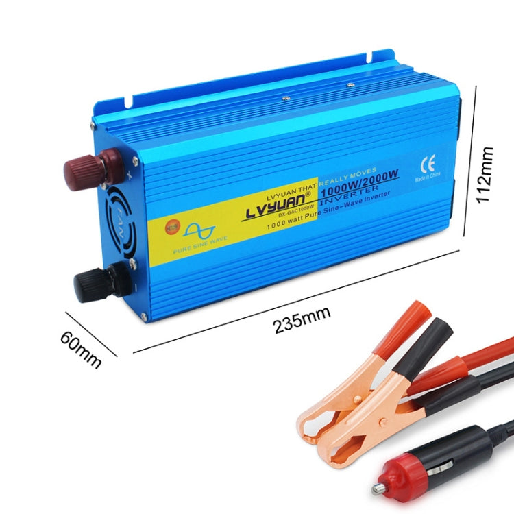 LVYUAN  2000W Car Home Pure Sine Wave Solar Inverter, Specification: 12V To 220V -  by PMC TechLife | Online Shopping South Africa | PMC TechLife | Buy Now Pay Later Mobicred