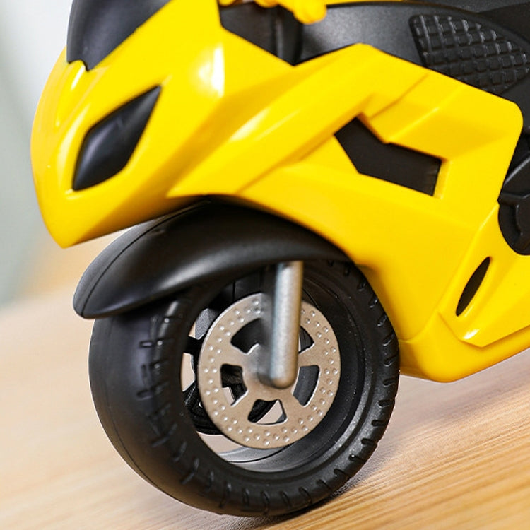 Motorcycle Alarm Clock Ornaments Creative Child Gift Clock(Blue Motorcycle Racing) - Alarm Clocks by PMc TechLife | Online Shopping South Africa | PMc TechLife | Buy Now Pay Later Mobicred
