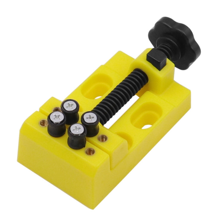 Eight-Hole Mini Flat Bench Vise Bodhi Beads Walnut Fixture(Yellow) - Others by PMc TechLife | Online Shopping South Africa | PMc TechLife | Buy Now Pay Later Mobicred