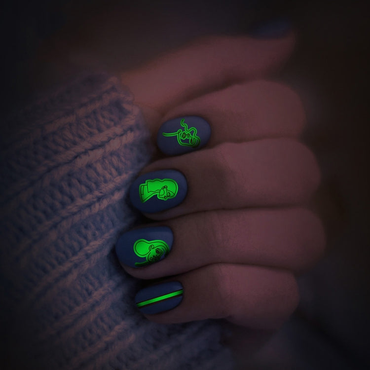 10 PCS Waterproof Sweat Proof Environmental Luminous DIY Nail Stickers(SN-146) - Nail Stickers by PMC Jewellery | Online Shopping South Africa | PMC Jewellery | Buy Now Pay Later Mobicred