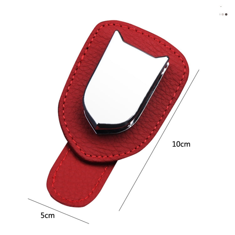 529 Car Sun Visor Glasses Clip Sunglasses Holder(Beige) - Sunglasses & Glasses Clips by PMC TechLife | Online Shopping South Africa | PMC TechLife | Buy Now Pay Later Mobicred