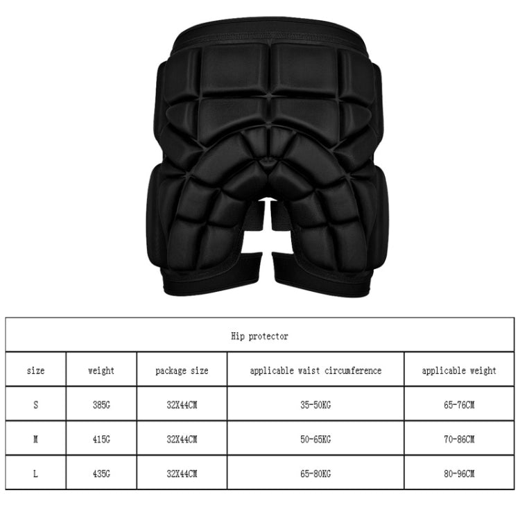 Skating Hip Protector Hockey Pants Ski Sports Protective Gear, Style: Black Hip Protector(M) - Sports Safety by PMC Jewellery | Online Shopping South Africa | PMC Jewellery