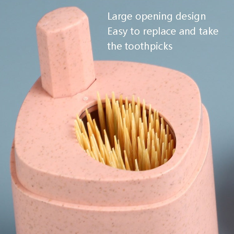 MS-263 Press Toothpick Box Kitchen Gadget(Wheat Pink) - Toothpick Boxes by PMC Jewellery | Online Shopping South Africa | PMC Jewellery | Buy Now Pay Later Mobicred